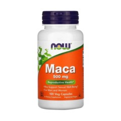 NOW maca 500mg 100caps