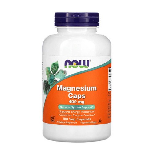 NOW Magnesium 400mg 180 vcaps