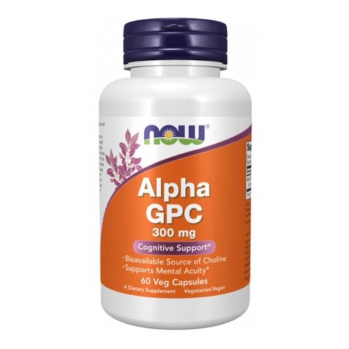 Now foods Alpha GPC 300mg 60 vcaps альфа джпс