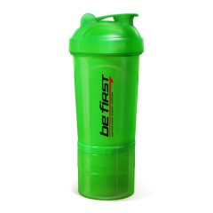 Be First шейкер 500мл  салатовый 3 в 1