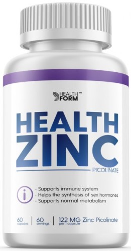 Health Form Zinc picolinate 122 mg 60 caps 