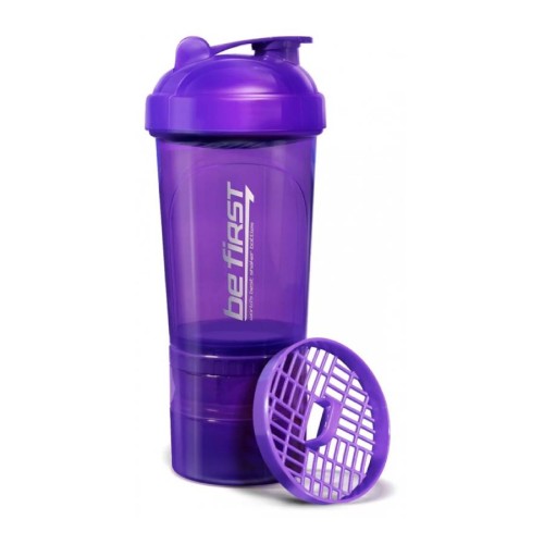 Be First шейкер 500мл  фиолетовый 3 в 1