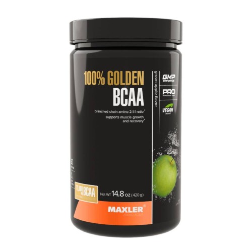 Maxler 100% Golden BCAA 420 г Green Apple	