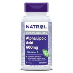 Natrol Alpha Lipoic 45tabl 600mg